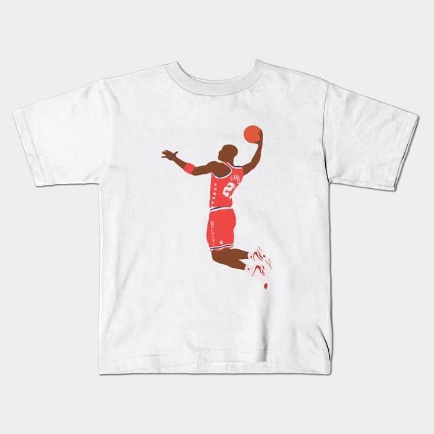 Kevin Garnett Dunking Kids T-Shirt by rattraptees